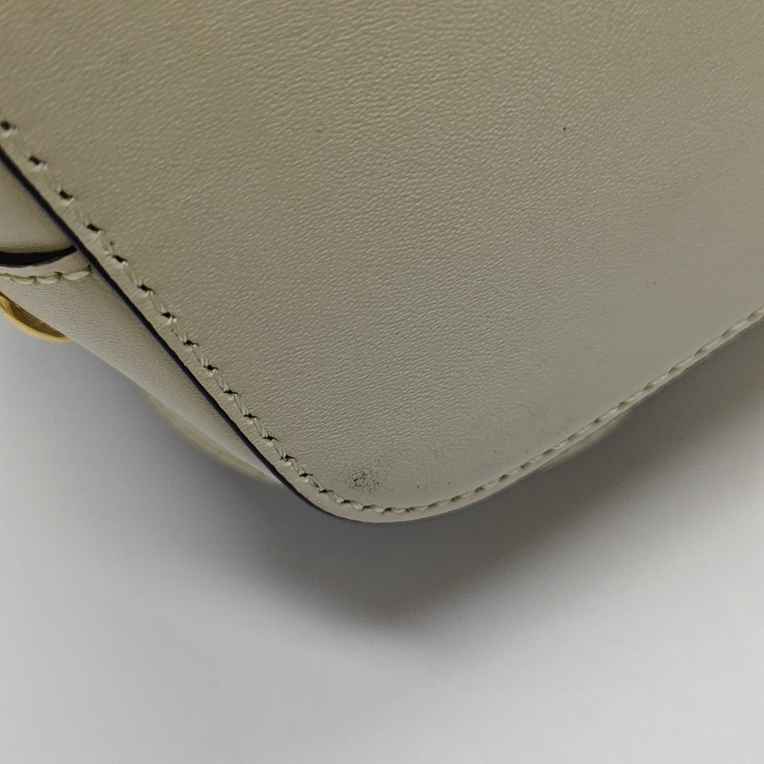 Mon Tresor Mini Calfskin White