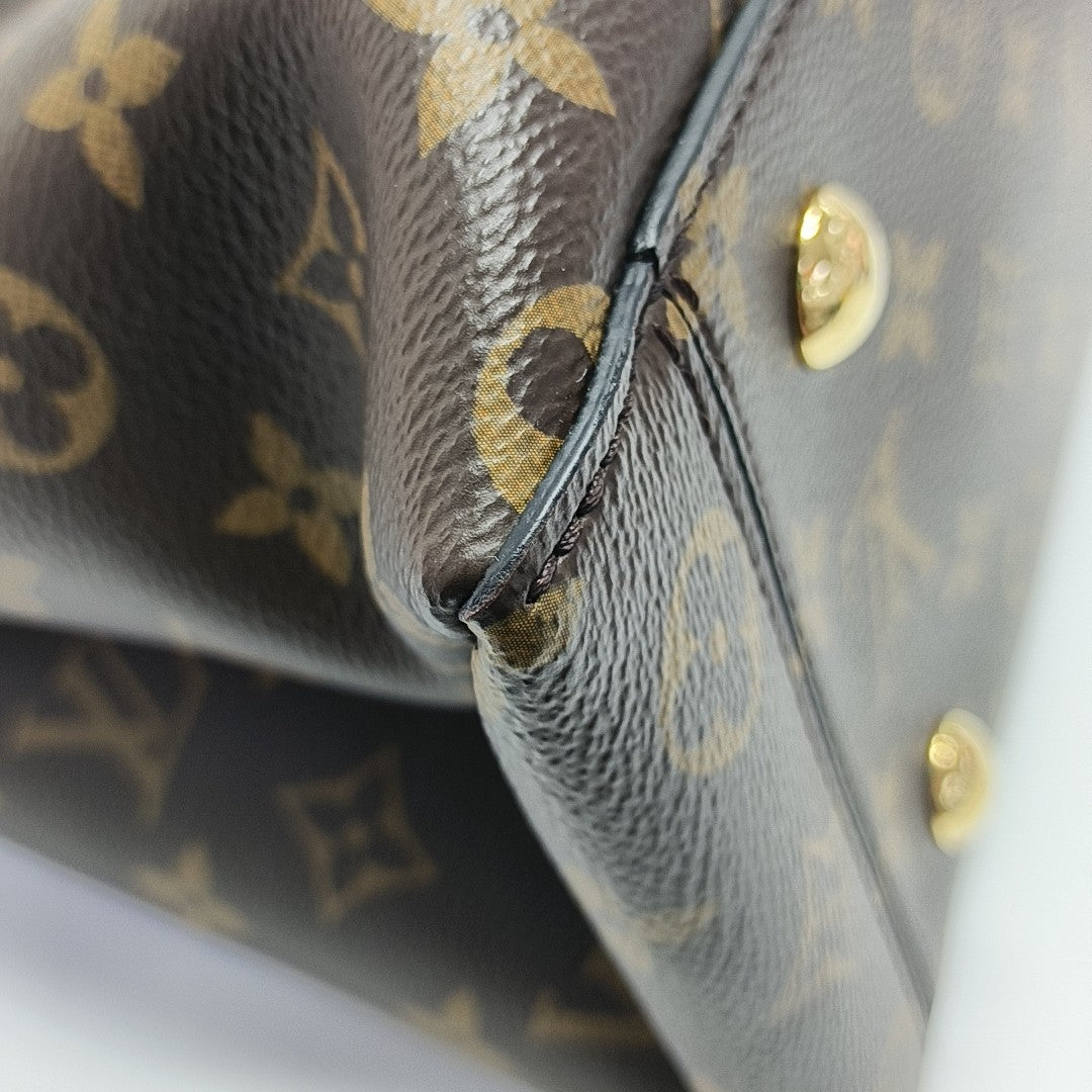 FLOWER Monogram Coated Canvas Brown