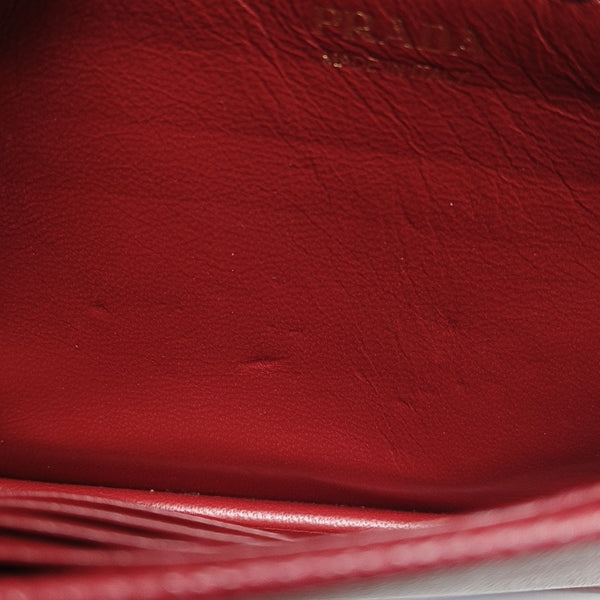 Prada Identity Saffiano Calfskin Red