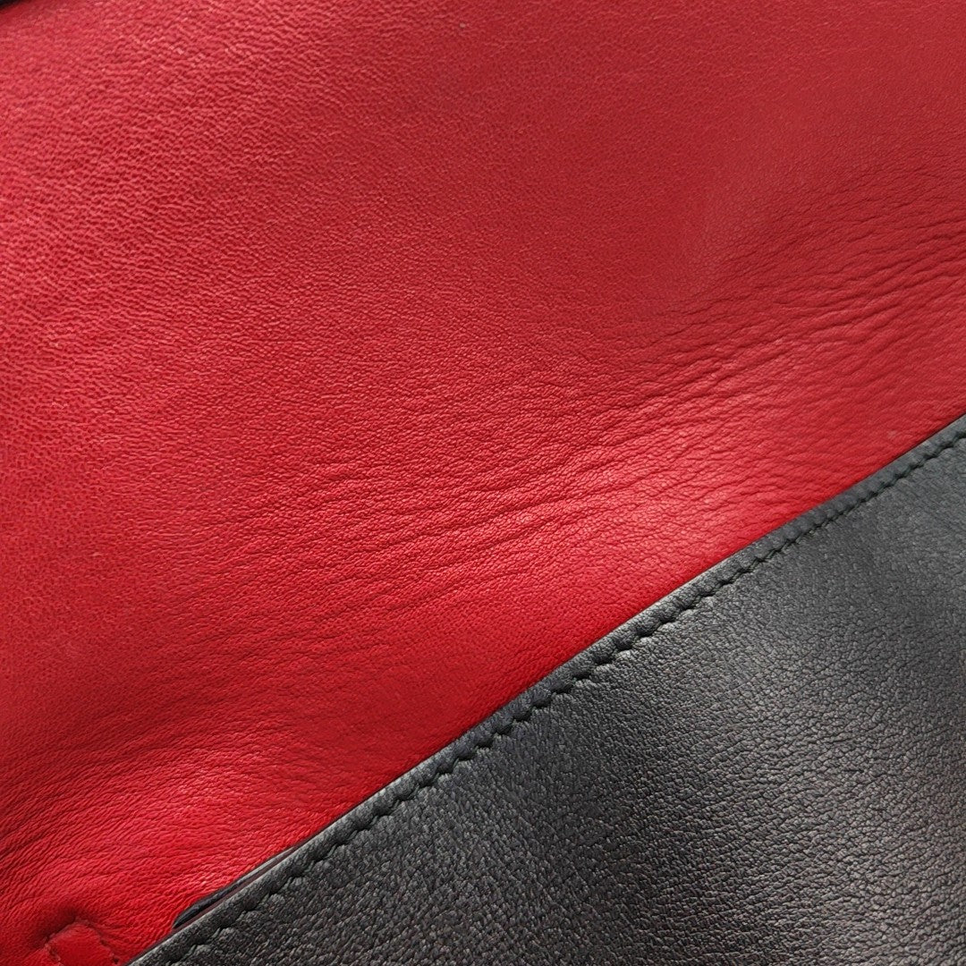 Calfskin Shoulder Bag Black