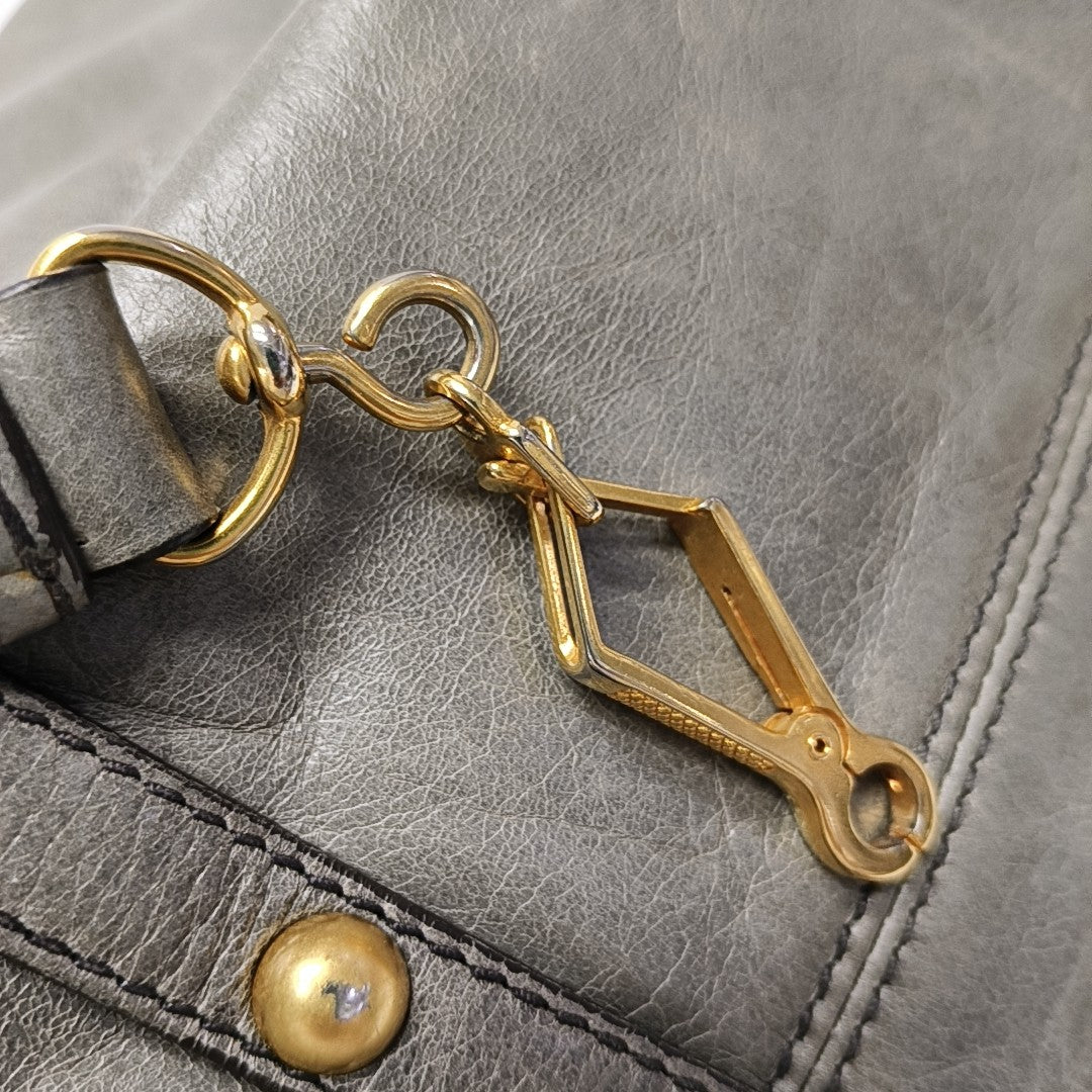 Bow Calfskin Gray