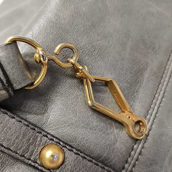 Bow Calfskin Gray