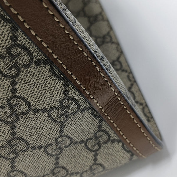 Padlock Medium Monogram Coated Canvas Beige