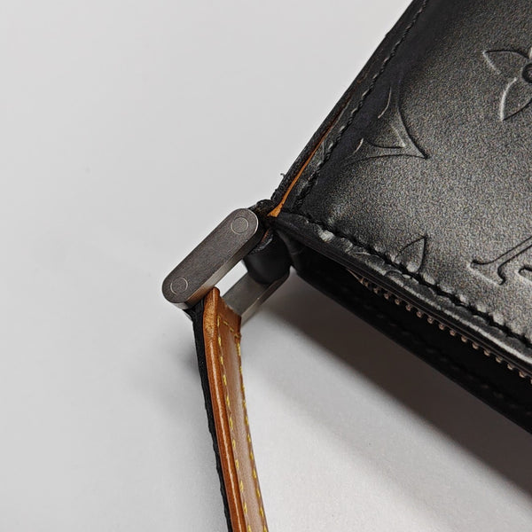 FOWLER Monogram Calfskin Gray