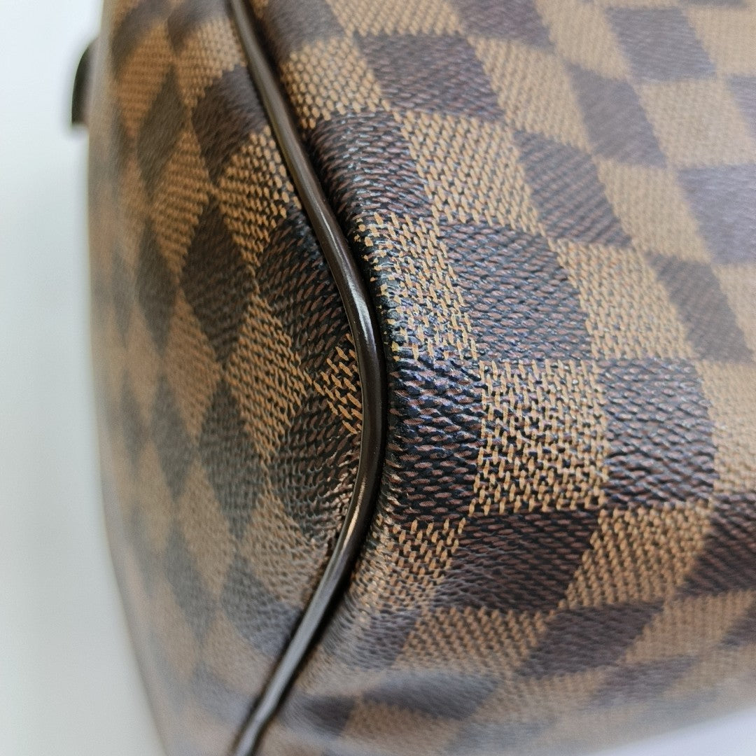 SPEEDY 30 Damier Ebene Coated Canvas Brown