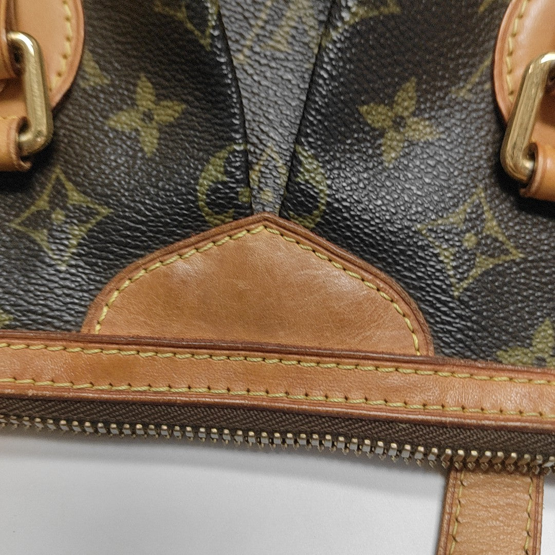 PALERMO PM Monogram Coated Canvas Brown