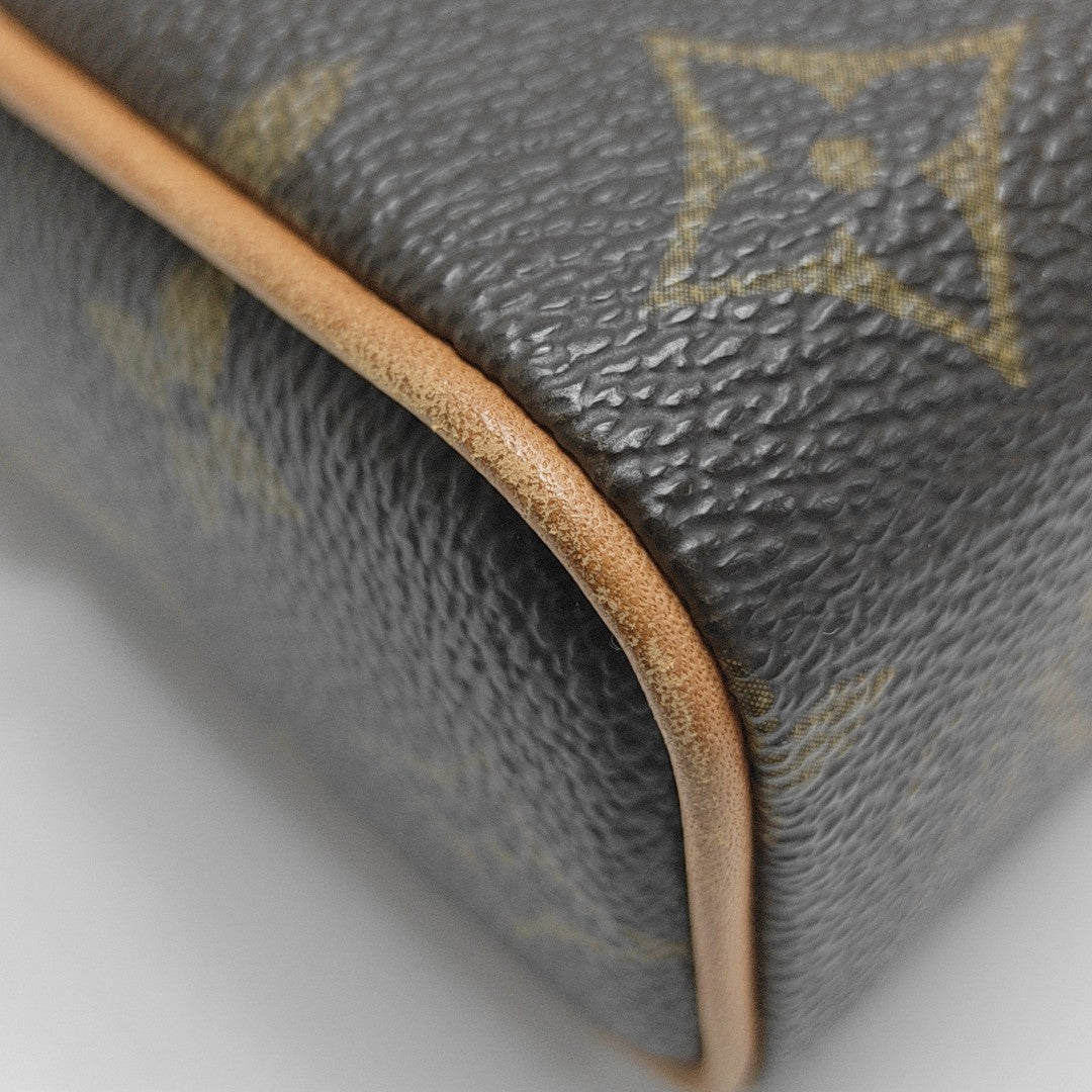 RECITAL Monogram Coated Canvas Brown
