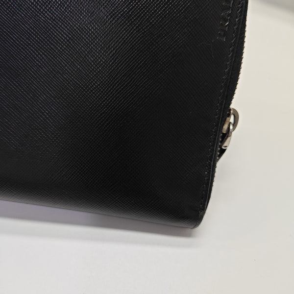Saffiano Calfskin Wallet Black
