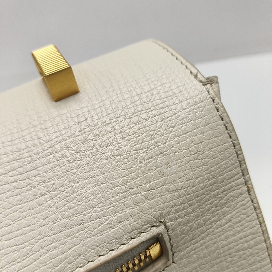 BV Angle Calfskin White