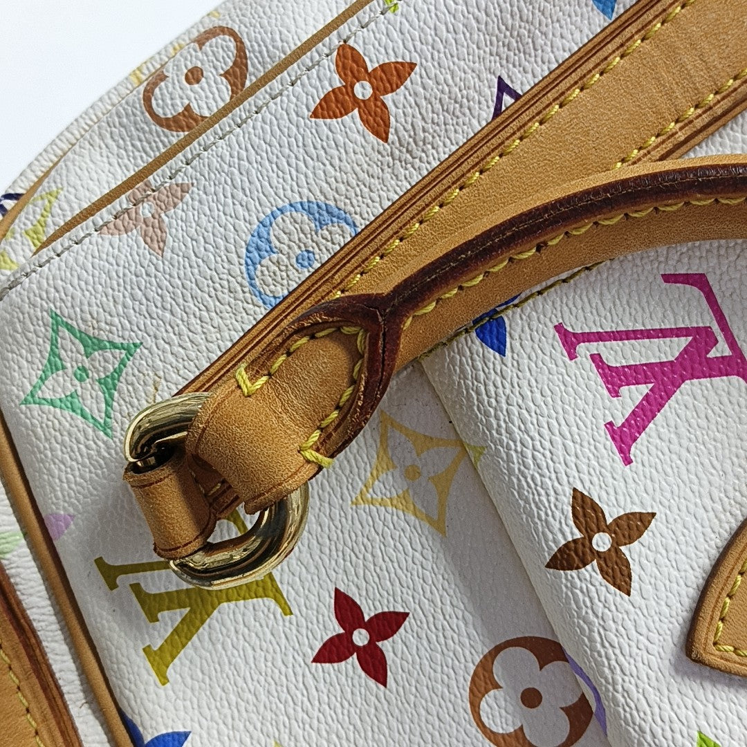 LV × TM PRISCILLA Monogram Coated Canvas White