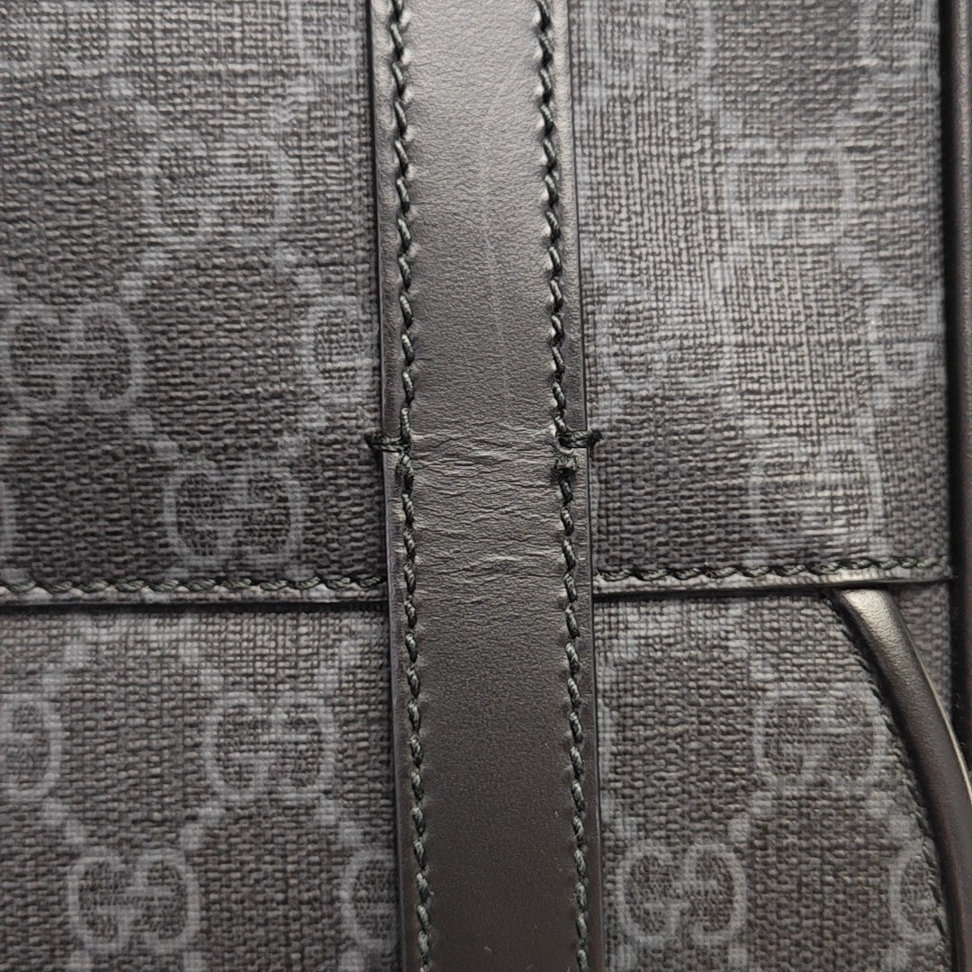 Monogram Coated Canvas Black