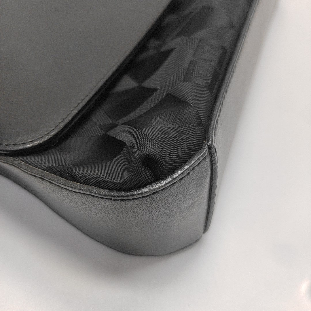 Nylon Shoulder Bag Black