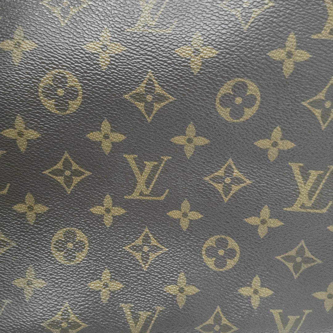 NEVERFULL MM Monogram Coated Canvas Brown