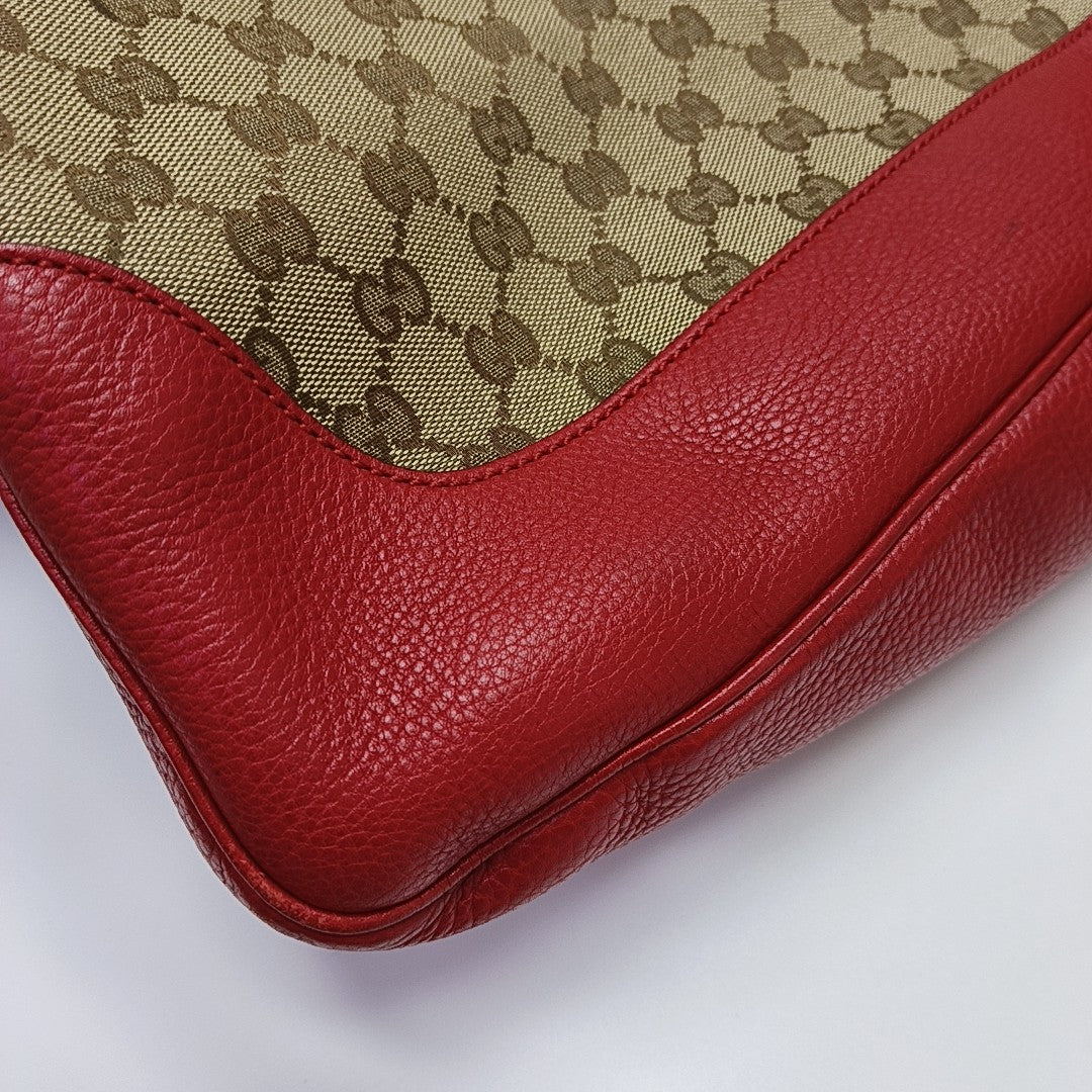 Monogram Coated Canvas Tote Bag Beige