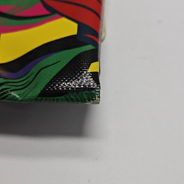 Coated Canvas Clutch Multicolor