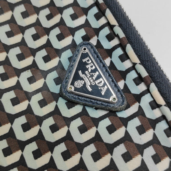 Nylon Shoulder Bag Blue