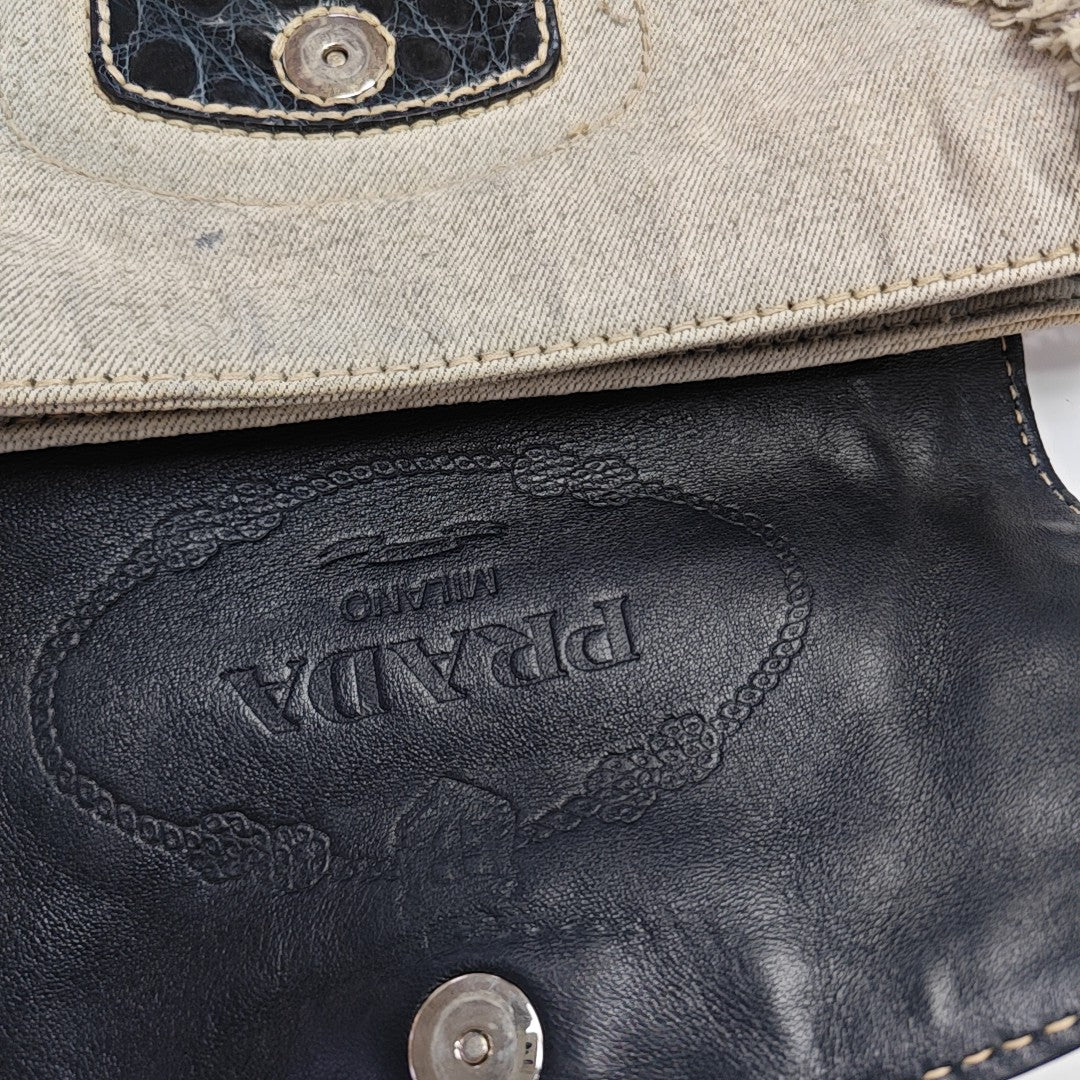 Canvas Shoulder Bag Beige