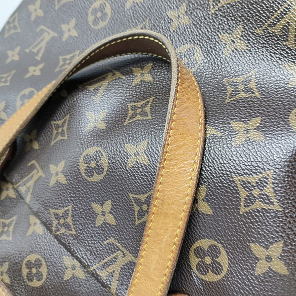 ODEON Monogram Coated Canvas Brown
