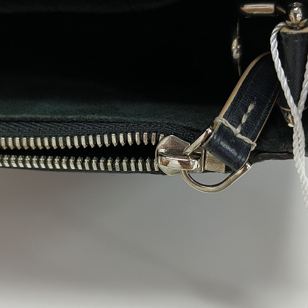 CHAIN IT PM Monogram Coated Canvas Black