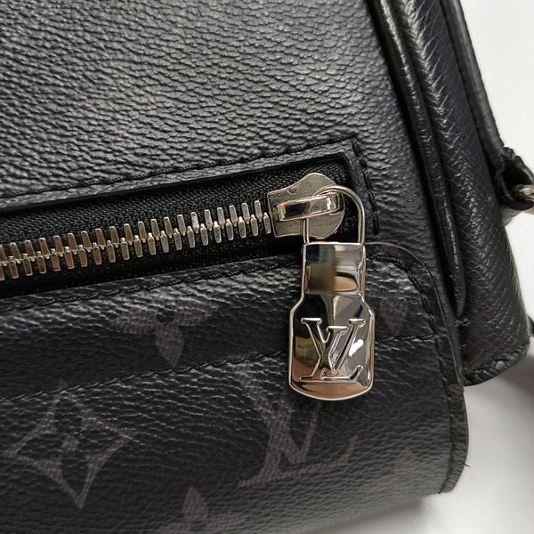 TAIGARAMA Monogram Coated Canvas Black