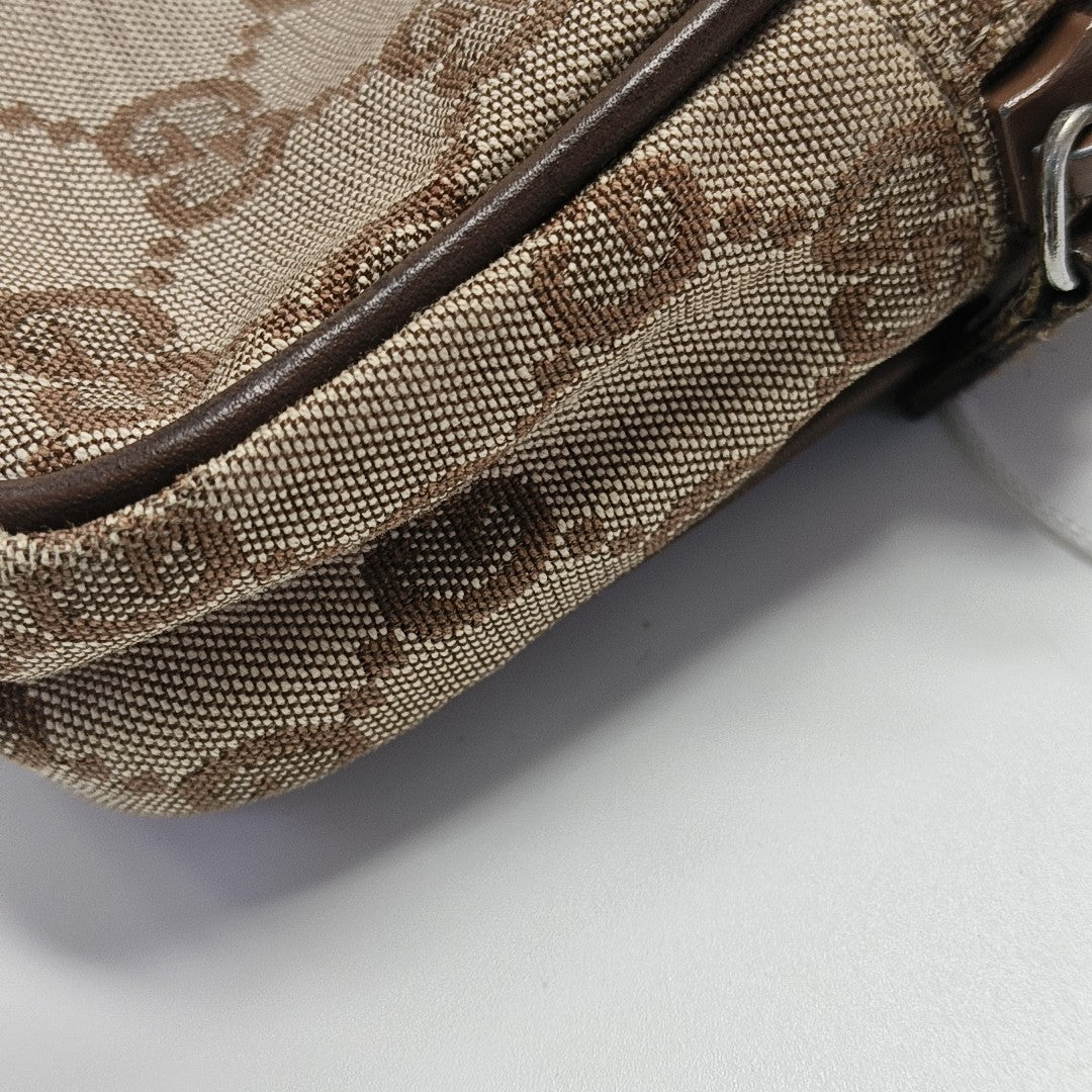 Monogram Canvas Clutch Beige