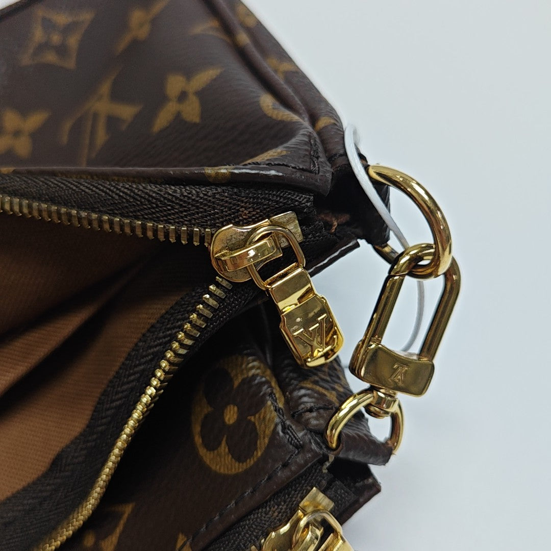 MULTI Monogram Coated Canvas Brown