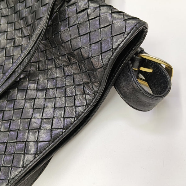 Lambskin Shoulder Bag Black