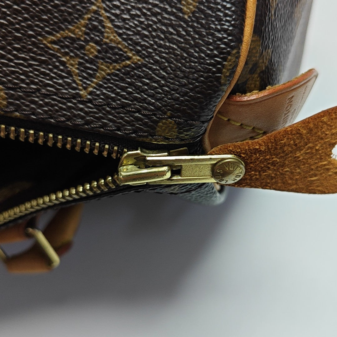 SPEEDY 30 Monogram Coated Canvas Brown