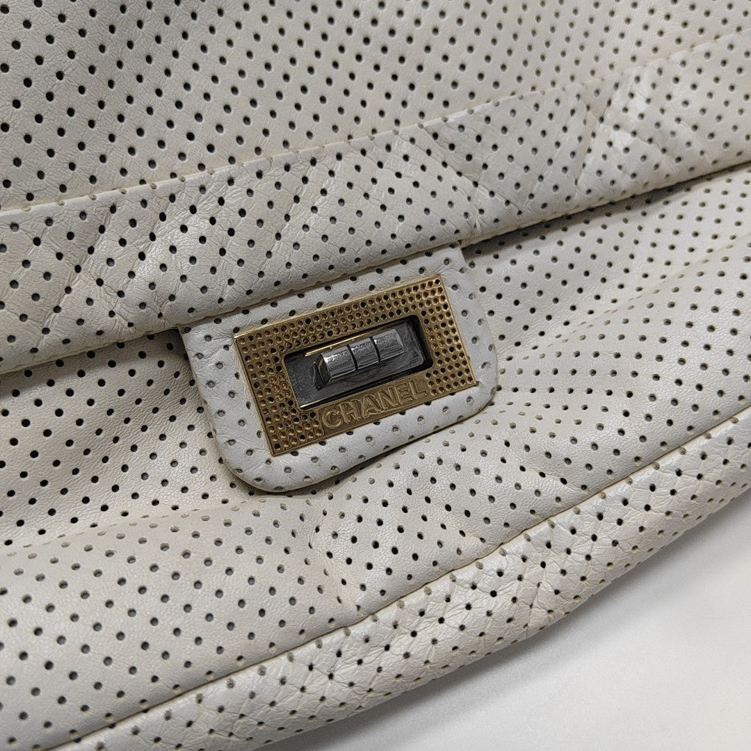 Lambskin Shoulder Bag White