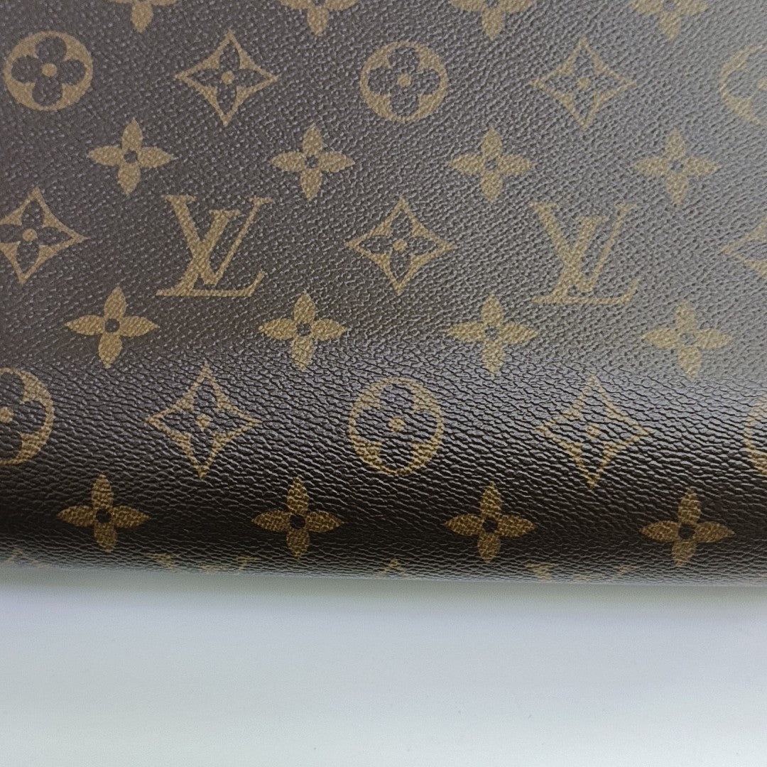 DAUPHINE MM Monogram Coated Canvas Brown
