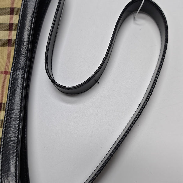 Coated Canvas Tote Bag Beige