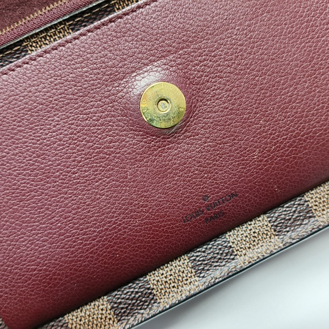 VAVIN Damier Ebene Coated Canvas Brown