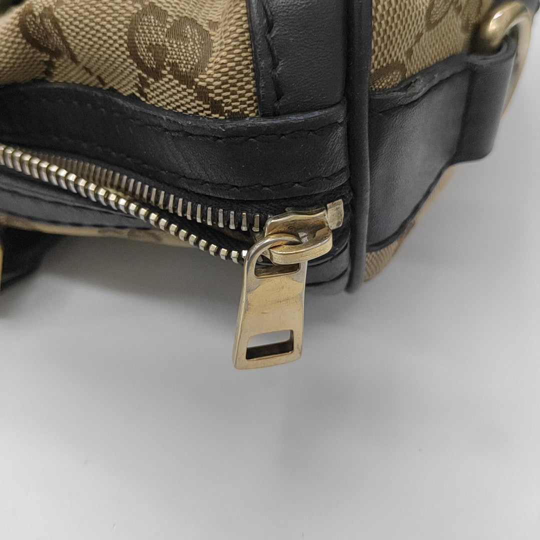 Boston Monogram Canvas Beige