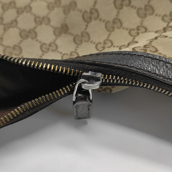 Monogram Coated Canvas Shoulder Bag Beige