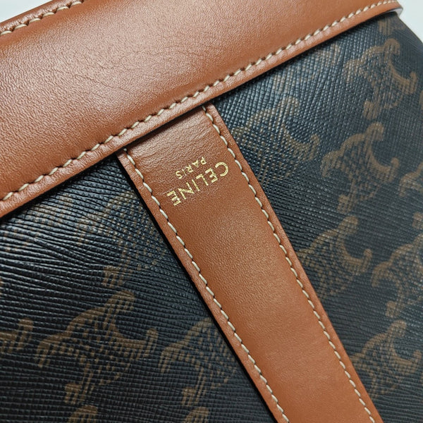 TRIOMPHE CANVAS Small Coated Canvas Brown