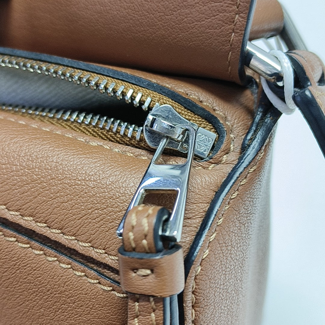 Puzzle Mini Calfskin Brown