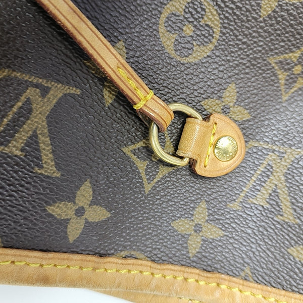 NEVERFULL GM Monogram Coated Canvas Brown