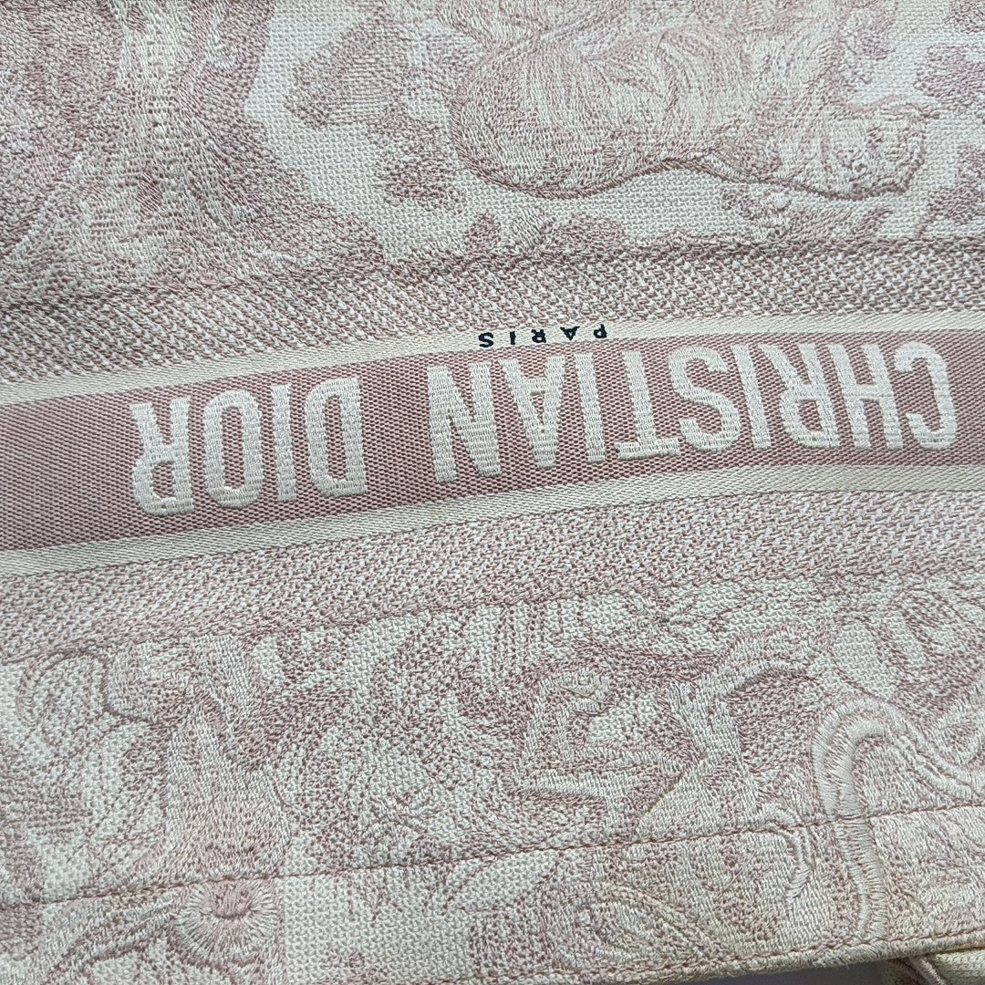 Book Tote Medium Canvas Pink