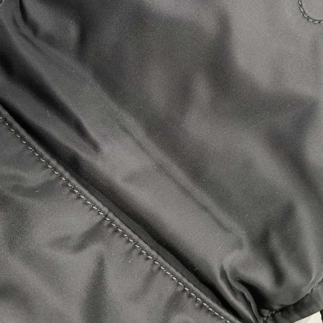 Nylon Shoulder Bag Black