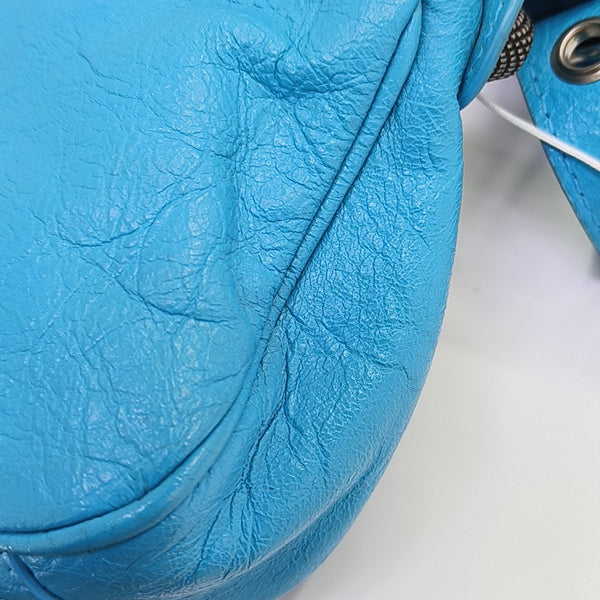 Le Cagole Mini Lambskin Blue