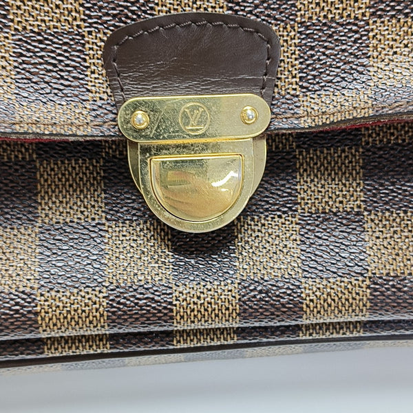 RAVELLO GM Damier Ebene Coated Canvas Brown
