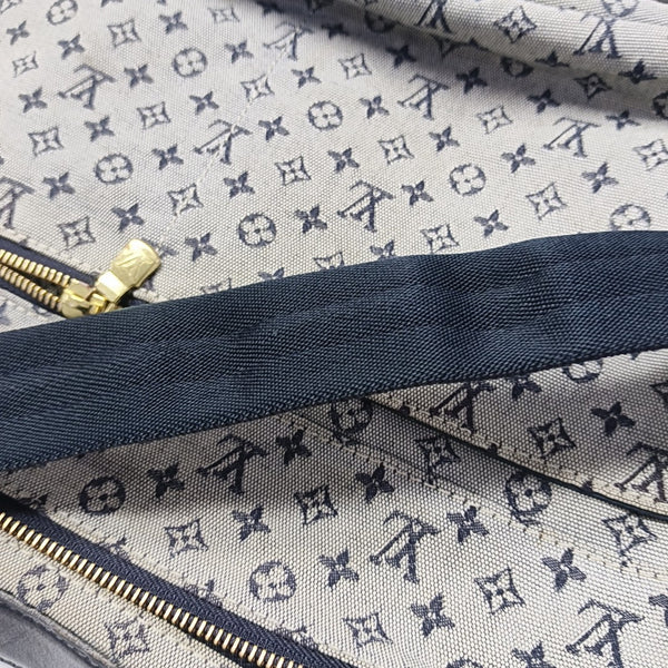 LANGER Monogram Canvas Blue