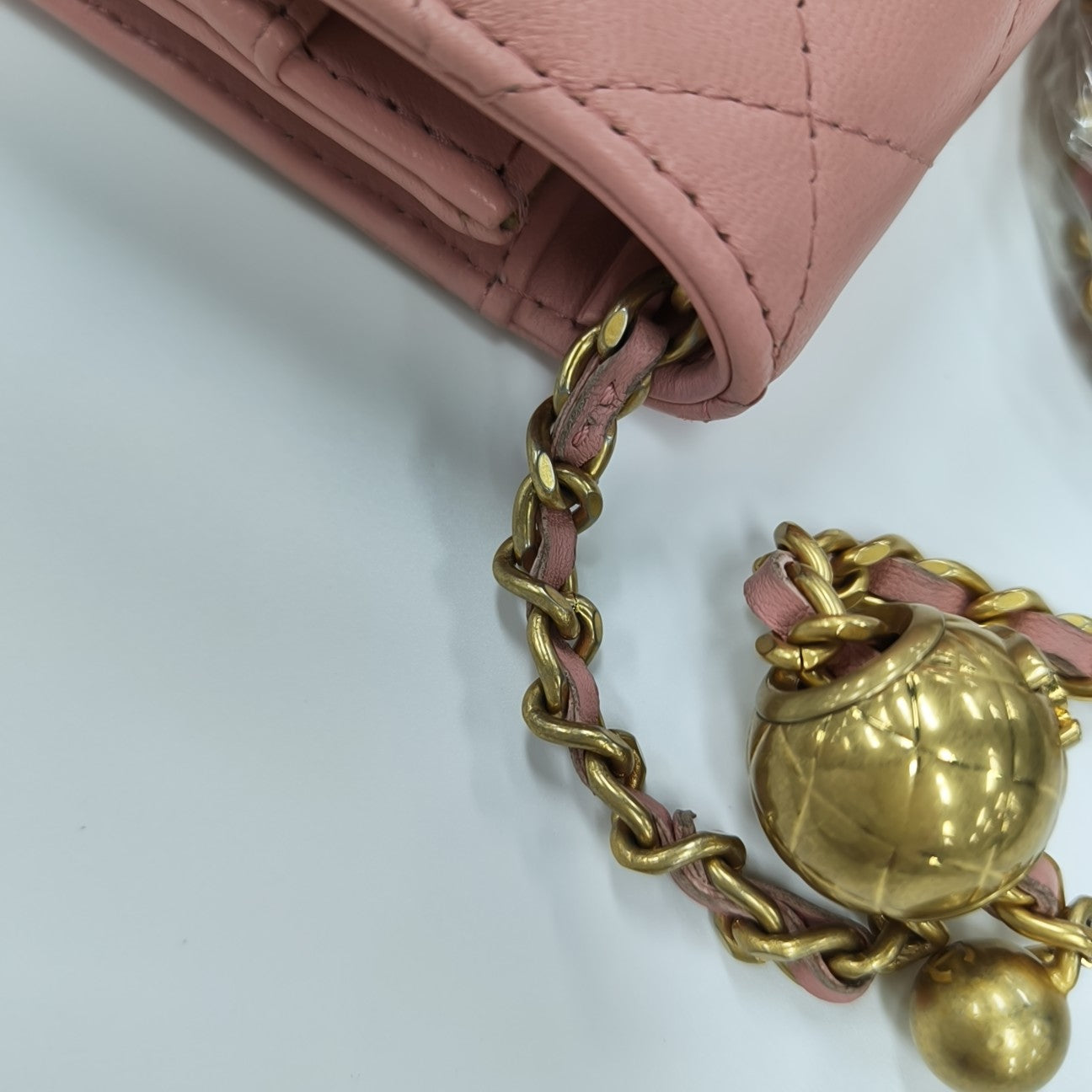 TRENDY CC Quilted Lambskin Pink