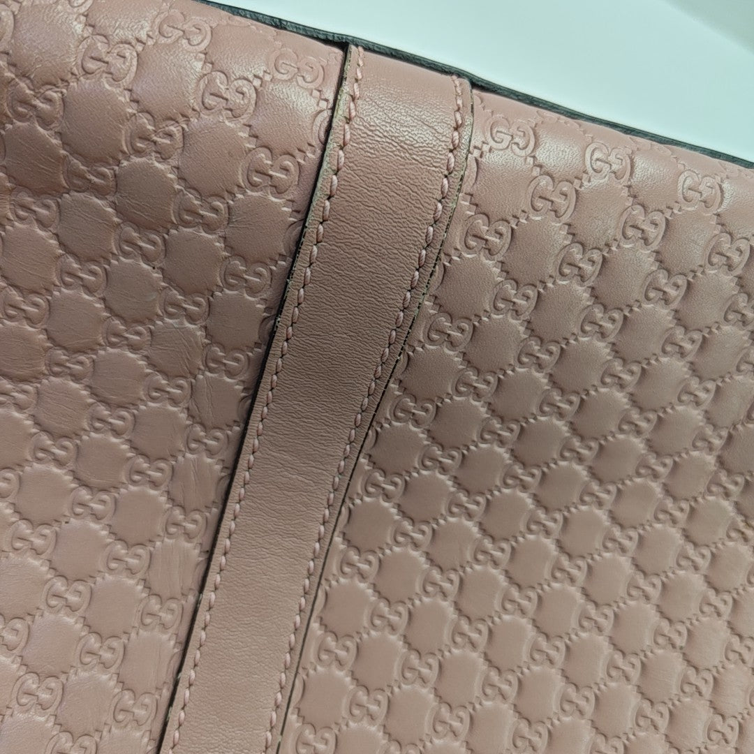 Microguccissima Monogram Calfskin Pink