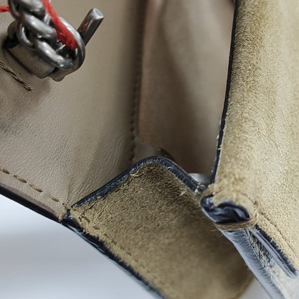 Dionysus Super Mini Monogram Coated Canvas Beige