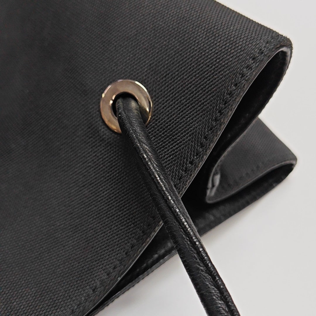 Canvas Shoulder Bag Black