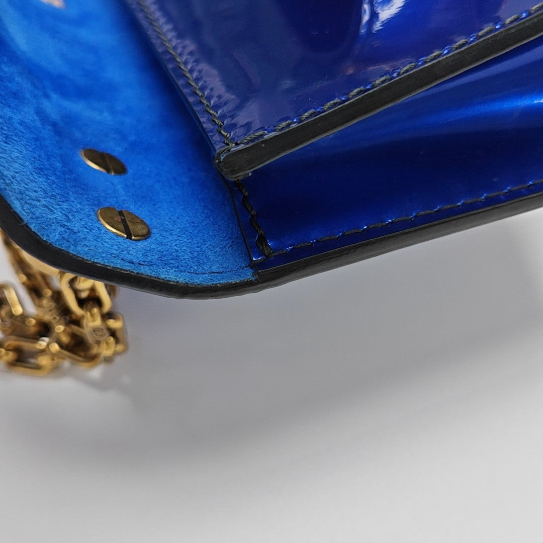 J'adior Patent Leather Blue