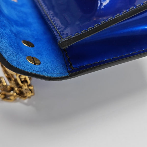 J'adior Patent Leather Blue