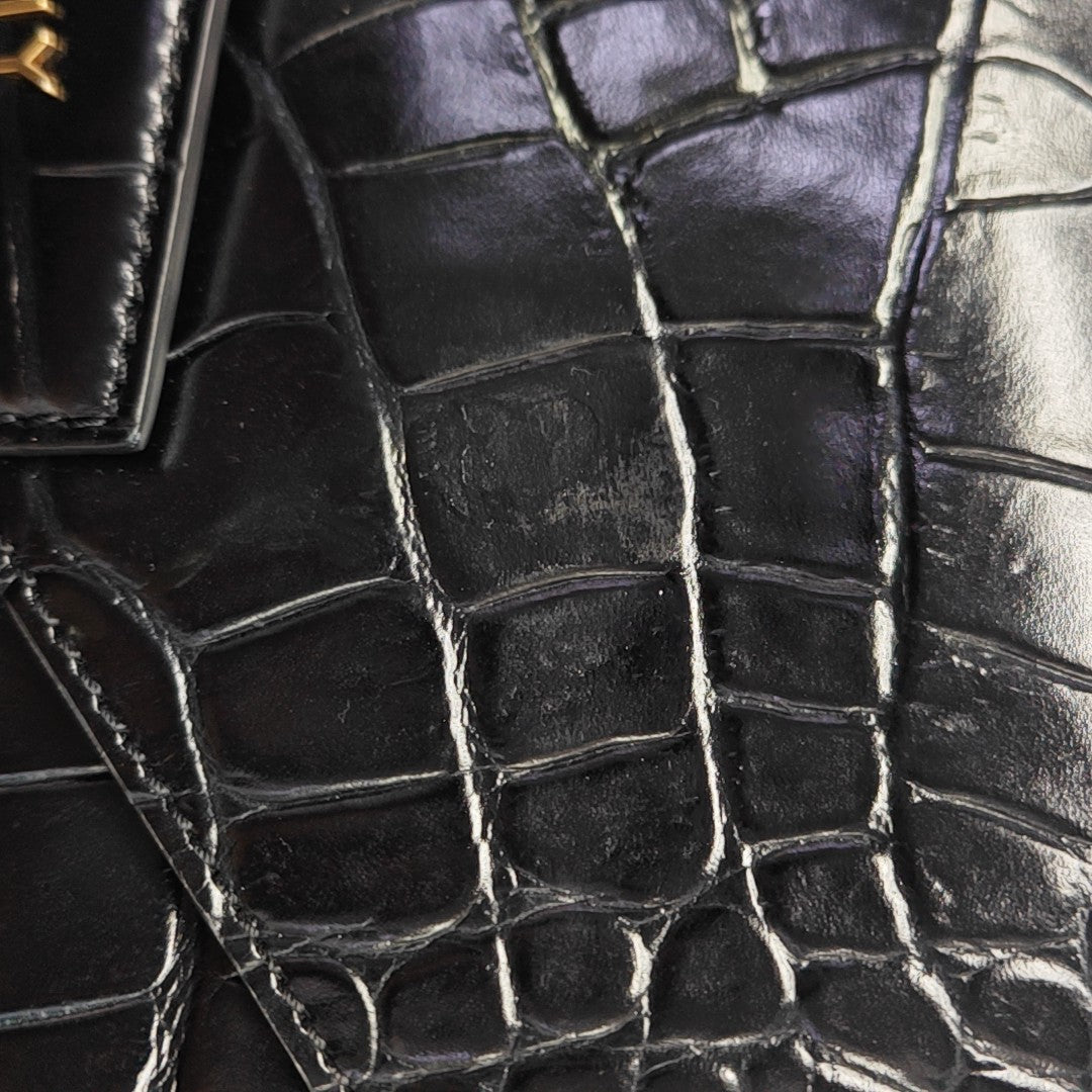 Calfskin Clutch Black