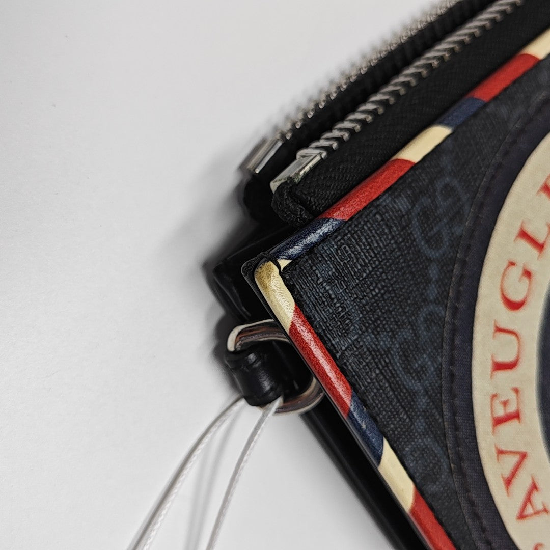 Courrier Monogram Coated Canvas Black